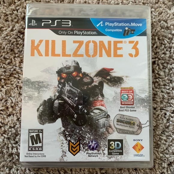 New/Sealed Videogame - Killzone 3 for PS3